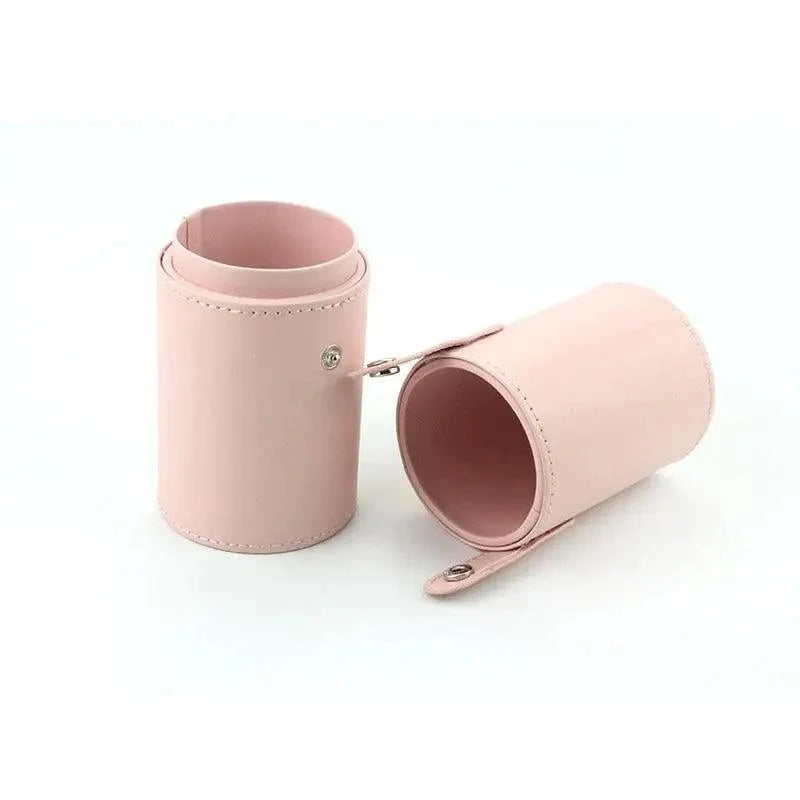 PU Makeup Brush Holder with Lid — supplier image 8
