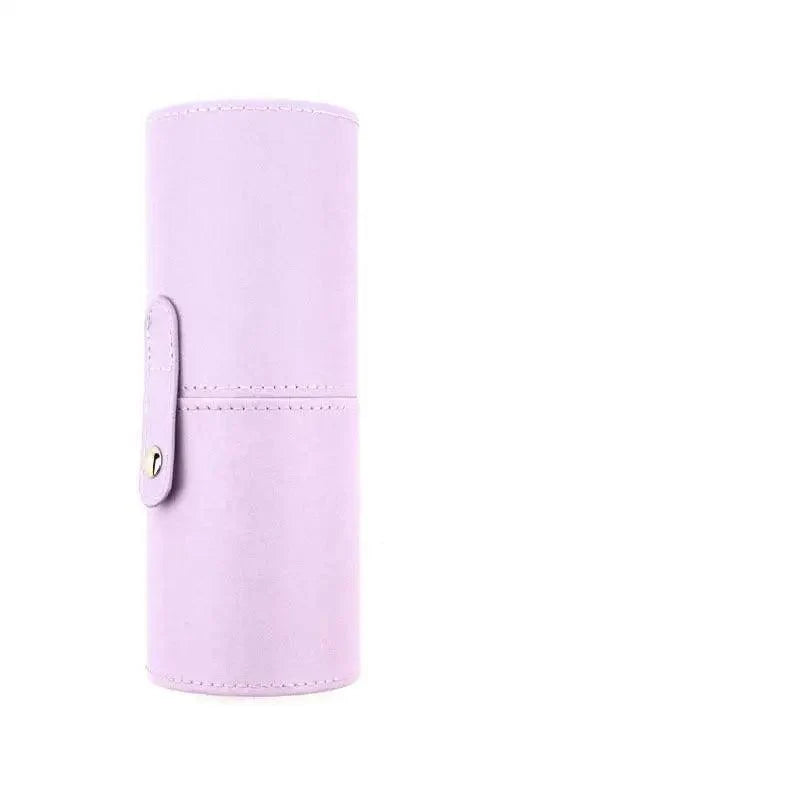 PU Makeup Brush Holder with Lid — supplier image 24