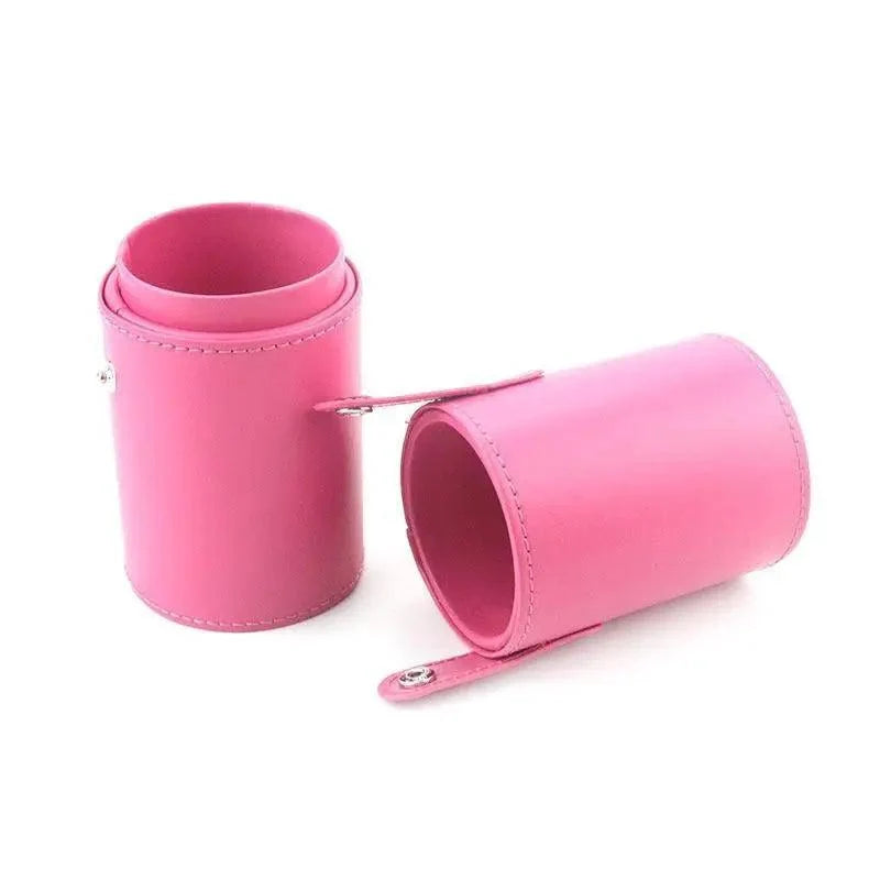 PU Makeup Brush Holder with Lid — supplier image 13