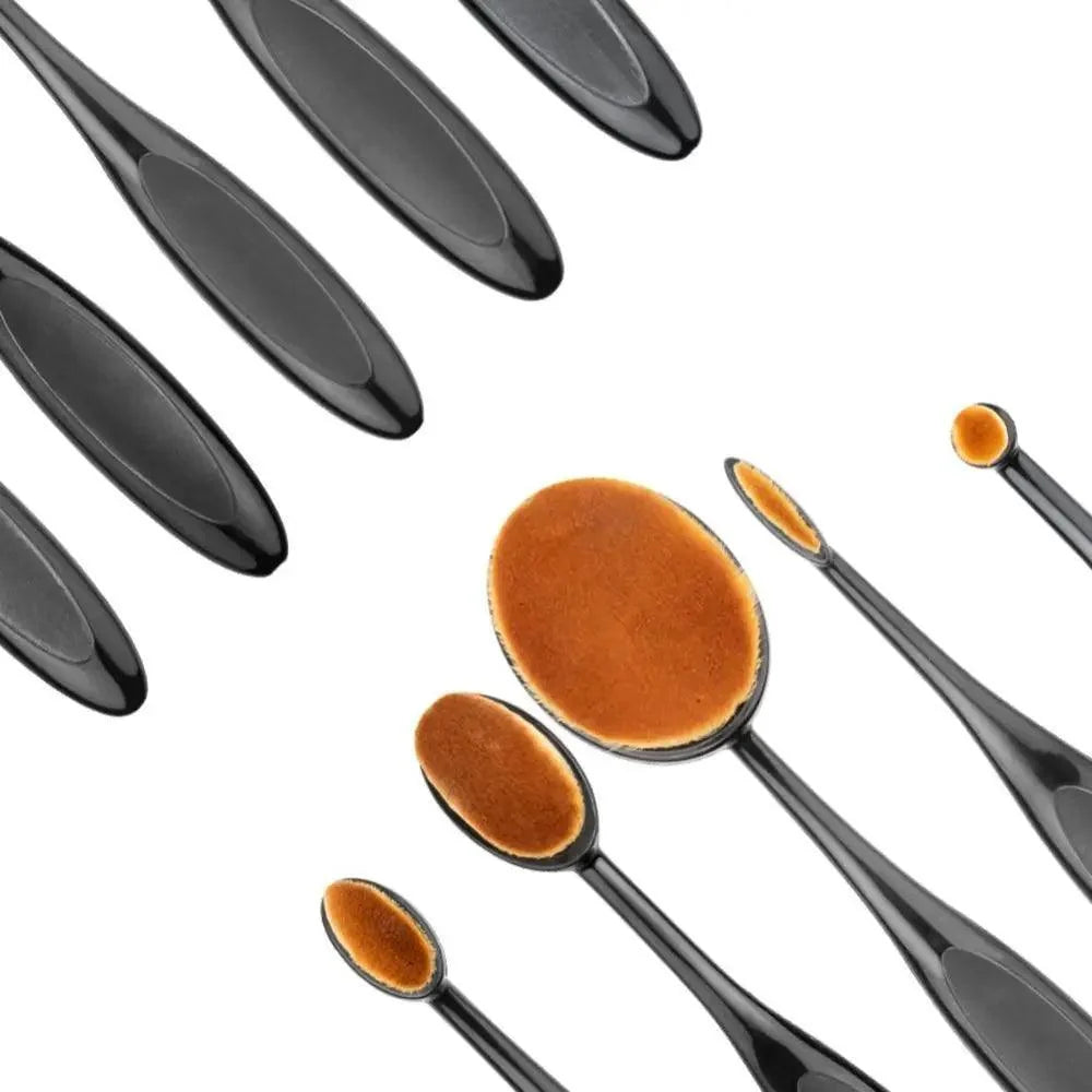 5-Piece Oval Makeup Brush Set — supplier image 7