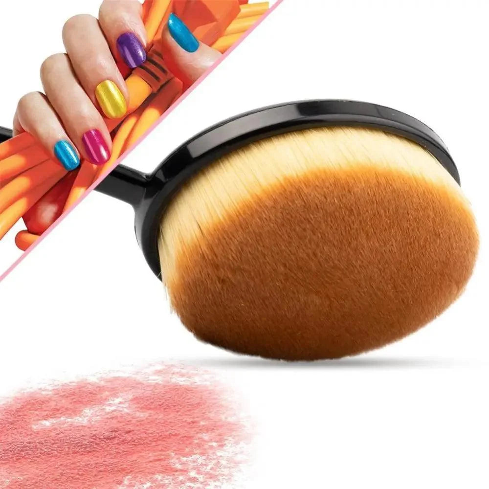 5-Piece Oval Makeup Brush Set — supplier image 8