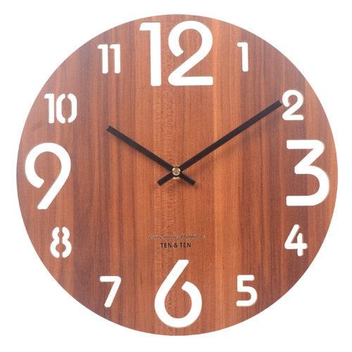 12-Inch Wooden Wall Clock — supplier image 2