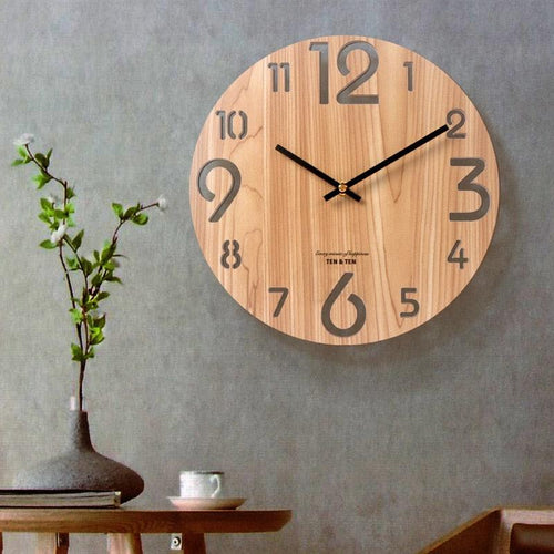 12-Inch Wooden Wall Clock — supplier image 1
